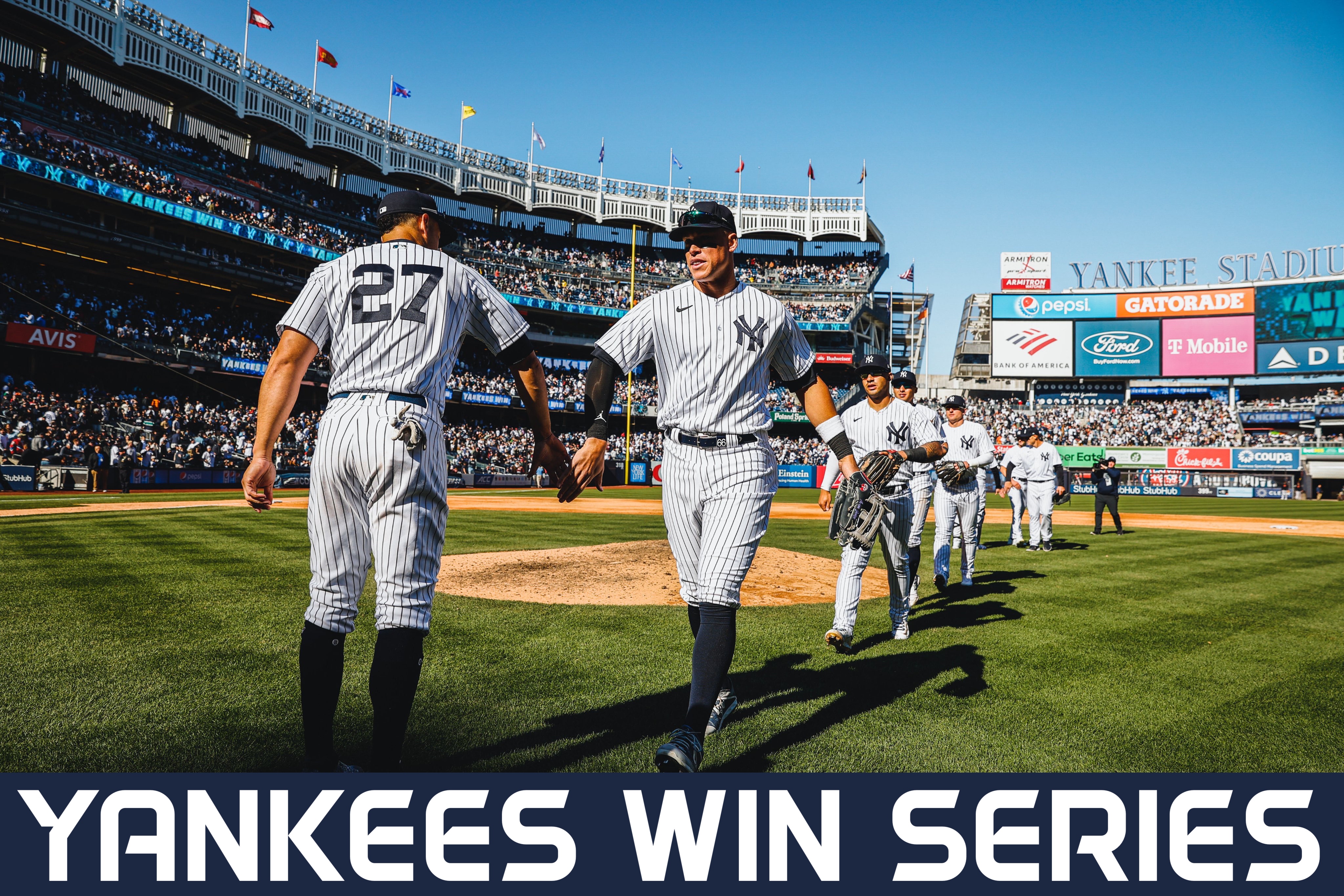 Yankees win their opening series of the year against the Giants